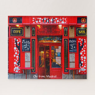 Cafe Bar Madrid. Puzzle