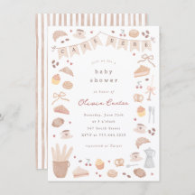 Cafe Bebe Watercolor Baby Shower