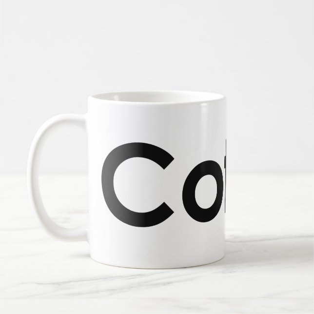 Café, blanc 11 oz classique Mug blanc (Gauche)