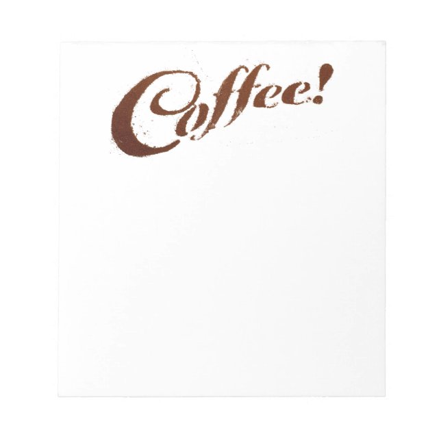 Café - Bloc-notes (Devant)