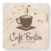 Café Boston Travertine Coaster
