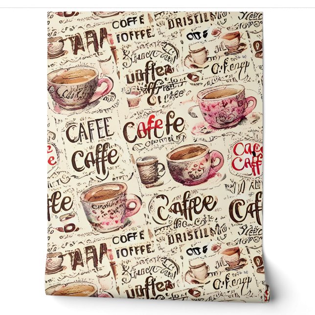 Café boutique Papier peint (Déroulement)