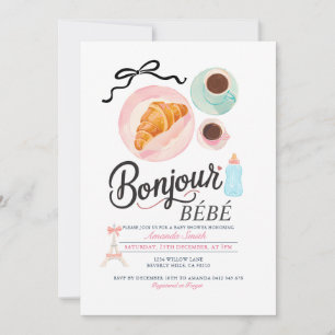 Café Brunch Oui Invitation Fête des mariées