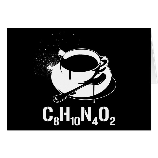 Café C8H10N4O2 (Devant horizontal)
