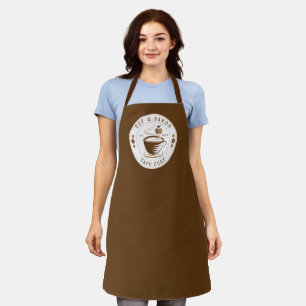 Café Café Café ou Bar Cuisine Barista Tabliers