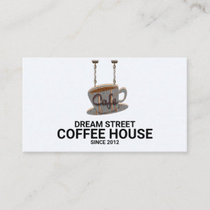 Café-Café Carte de visite branché