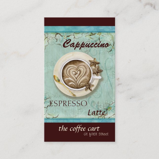 Café Cappuccino, Espresso n Cartes Latte (Devant)