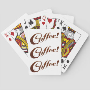 Café - Cartes de jeu