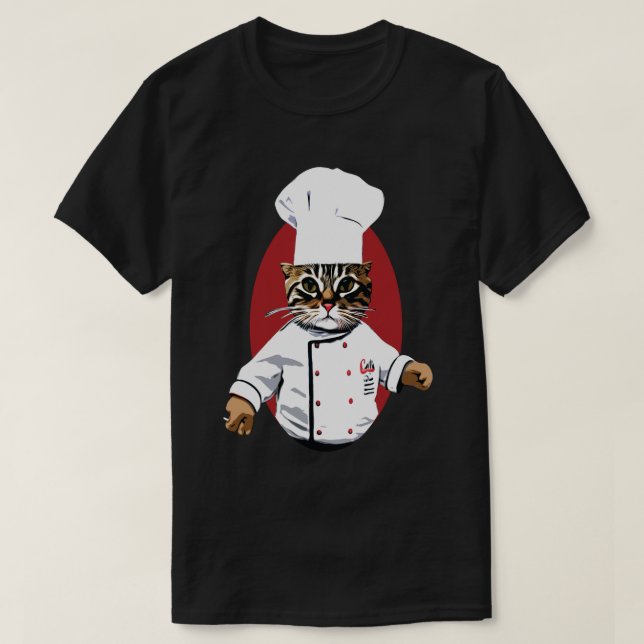 Cafe Cat T-Shirt (Design Front)