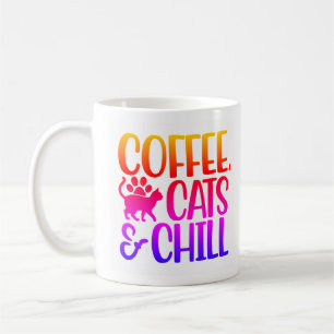 Café, Chats & Chill Mug