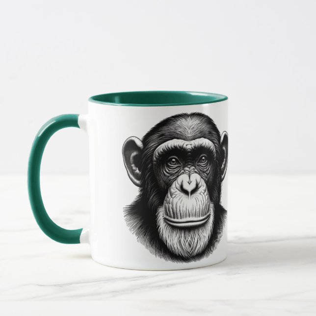 Café chimpanzé Mug (Gauche)