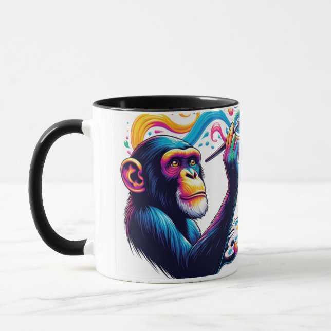 Café chimpanzé Mug (Gauche)