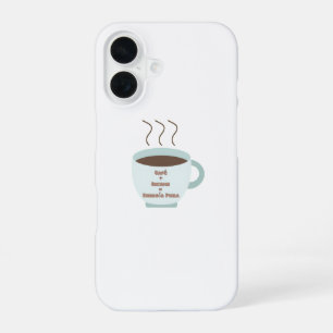 Café + Chisme = Energía Pura 🌶 Hispanic Heritage iPhone 16 Case