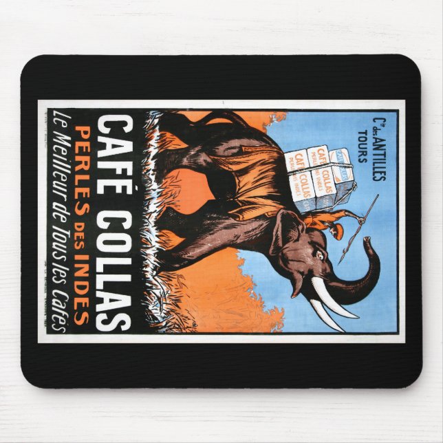 Cafe' Collas Mouse Pad (Front)