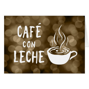 cafe con leche bokeh