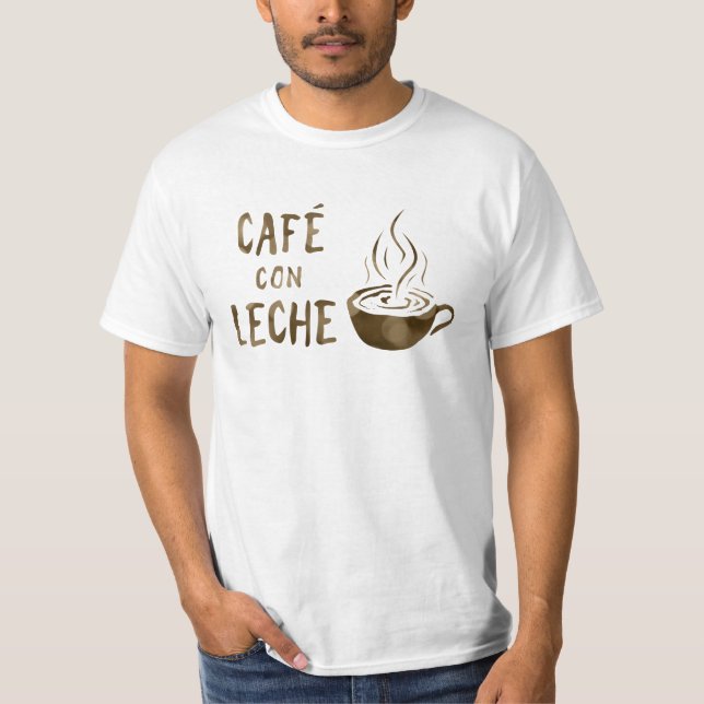 cafe con leche bokeh T-Shirt (Front)