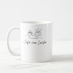 Cafe Con Leche Coffee With Milk T-Shirt Coffee Mug