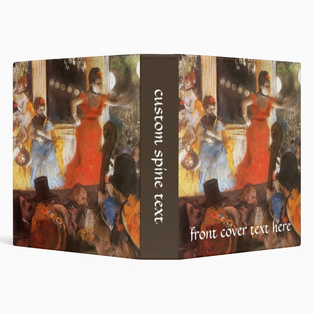 Cafe Concert at Les Ambassadeurs by Edgar Degas Binder (Background)