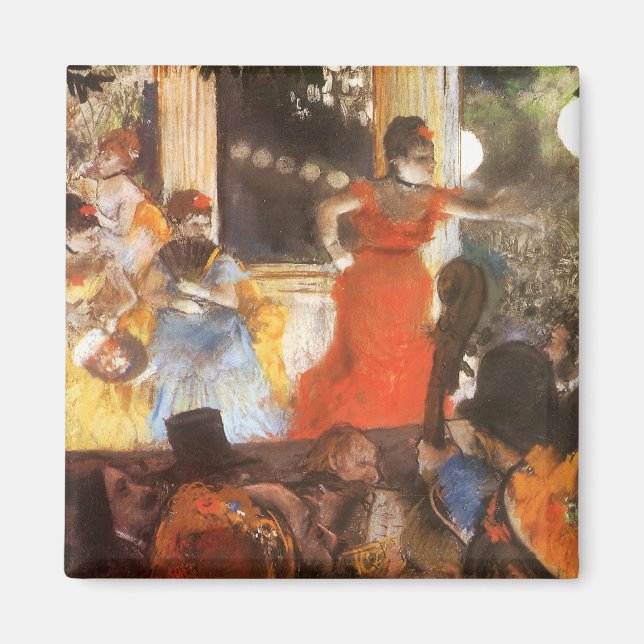 Cafe Concert at Les Ambassadeurs by Edgar Degas Magnet (Front)