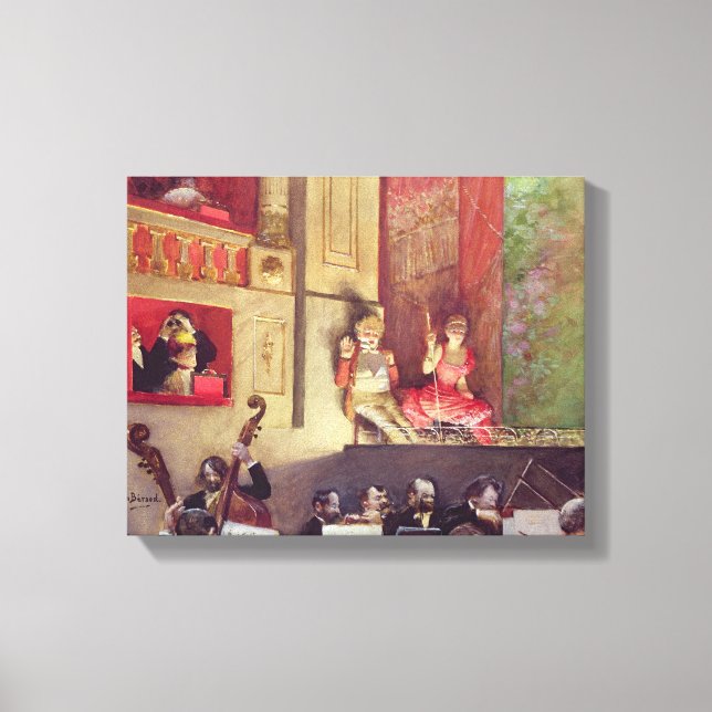Cafe Concert Canvas Print (Front)
