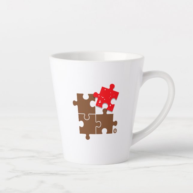 Café Connections 12oz Latte Mug - Obverse (Right)