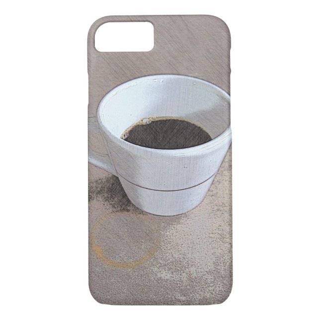Cafe Cup Art Case (Back)
