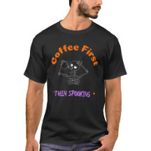 Café D'Abord Puis T-shirt Halloween