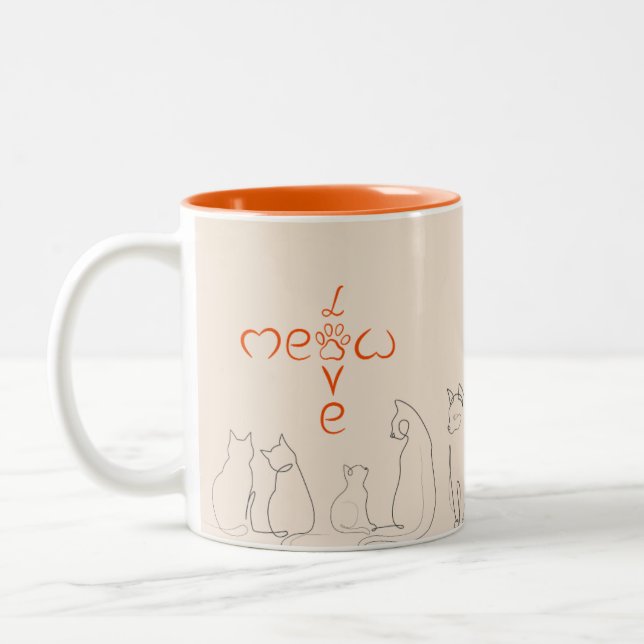 Café de chat Mug (Gauche)