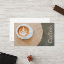 Café de conception sur le café simple de fidélité
