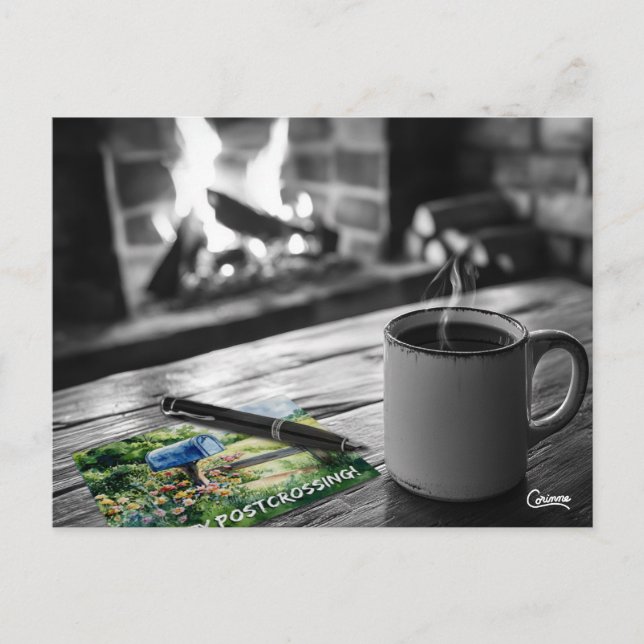 Café de croisement - Carte postale (Devant)