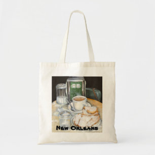 Café de la Nouvelle-Orléans et sac de Beignets