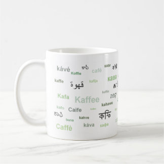 Café de la tasse du monde (en vert)