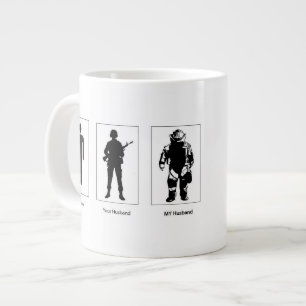 Café de tasse d'épouse de mari d'EOD