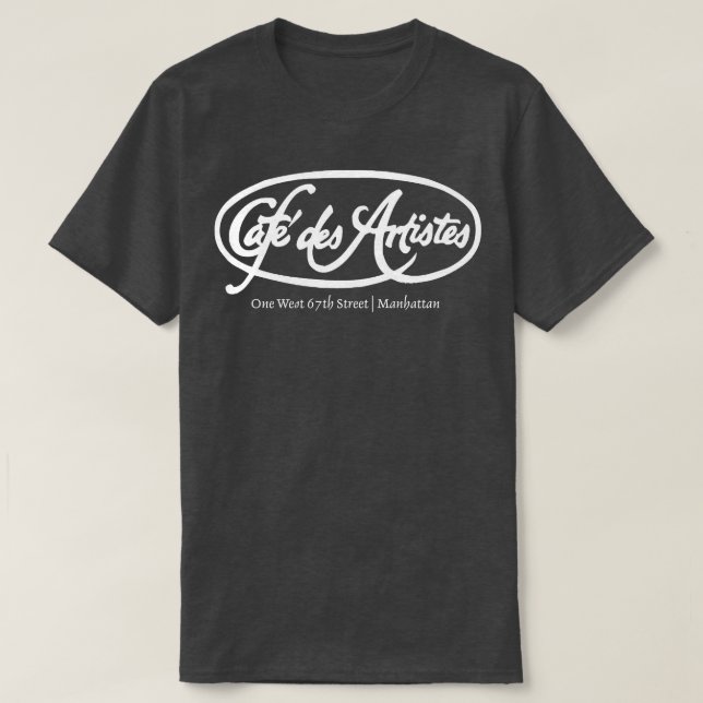 Cafe des Artists T-Shirt (Design Front)
