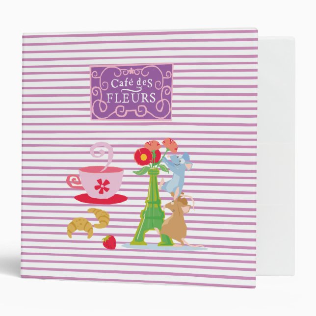 Cafe des fleurs binder (Front/Inside)