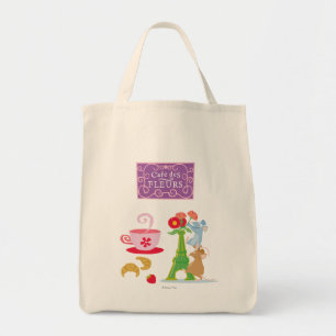 Cafe des fleurs tote bag
