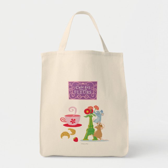 Cafe des fleurs tote bag (Front)