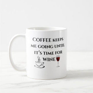 Café Drôle Jusqu'À La Mug De Vin