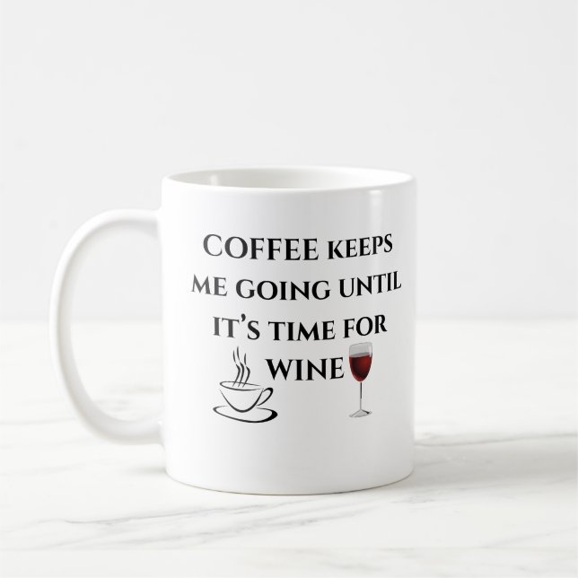 Café Drôle Jusqu'À La Mug De Vin (Gauche)