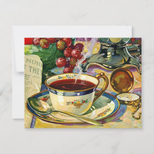 CAFÉ DU MATIN CLATCH KLATCH PARTITE INVITATION