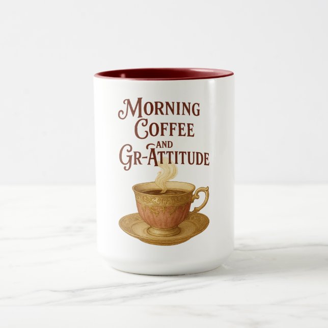 Café du matin et Mug Gr-Attitude (Centre)