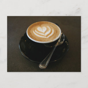 Café est amour - carte postale