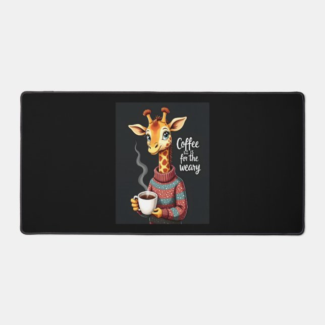 Café est pour Weary Funny Giraffe Lover café (Recto)