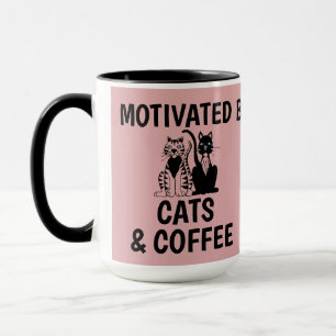 CAFÉ ET CAFÉ FUNNY HUMOUR CHAT CAFÉ MUGS
