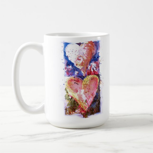 Café et tasse d'amour (Gauche)