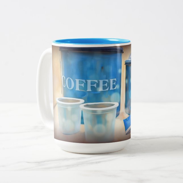 Café Et Thé Photo Mug (Devant gauche)