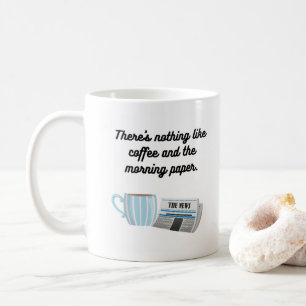 Café et un journal Mug