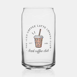 Café glacé latte club amoureux esthétique drôle