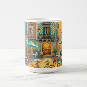 Cafe in Barcelona Spain Coffee Mug