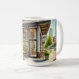 Cafe in Dallas Texas Coffee Mug